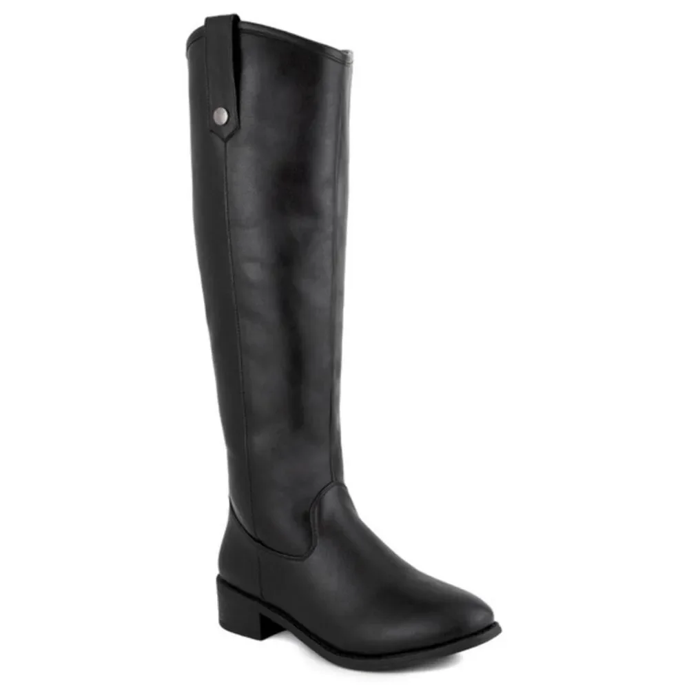 LONDON FOG Womens Irie Riding Boot Size 9.5 Wide NEW #K291